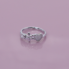 Celestial Love Silver Ring