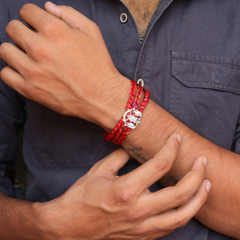 Silver Ranbanka Rathore Moli Bracelet