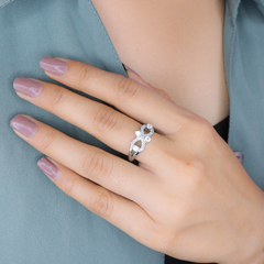 Eternal Spark Silver Ring