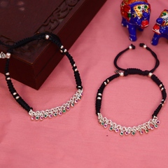 Sparkle Stone Dhaga Anklet