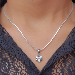 Silver Star Shine Pendant