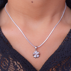 Blossom Shine Silver Pendant