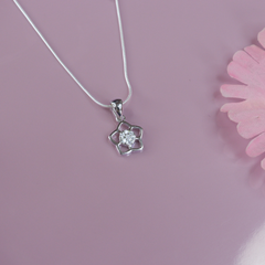 Twinkling Star Silver Pendant