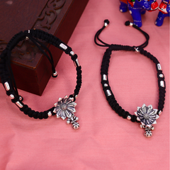 Floral Charm Anklet