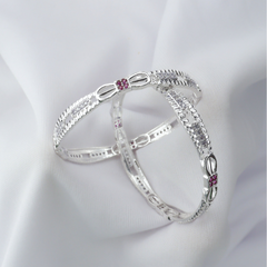 Elegant Classic Silver Bangle