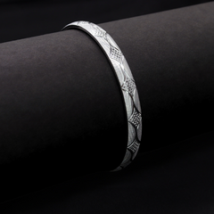 Royal Heritage Silver Kada for Men