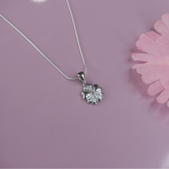 Blossom Shine Silver Pendant