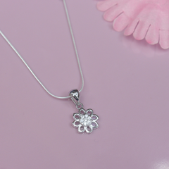 Sunshine Bloom Silver Pendant